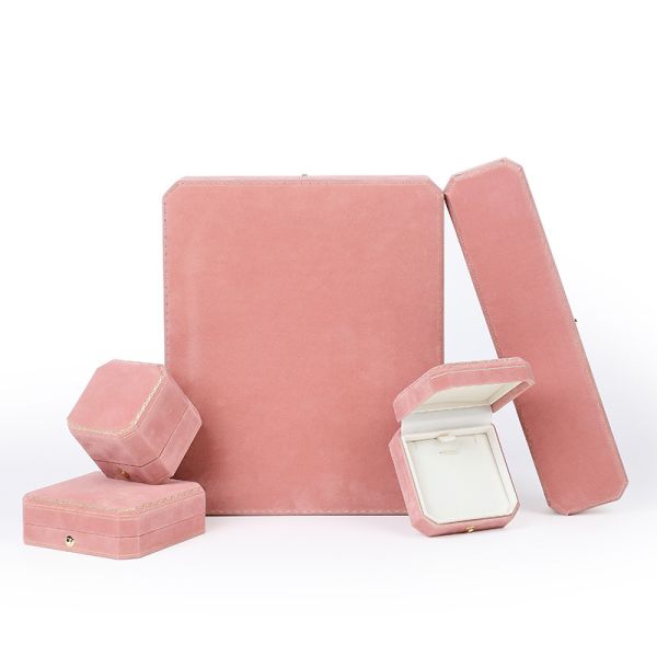 Custom logo best gift luxury package Hot Sale Jewelry Box Velvet Jewelry Box High-End Ring Box Bracelet Pendant Necklace Box Jewelry Box