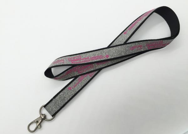 2.0*90cm Safety Buckle Glow In The Dark Lanyard For Business Gifts