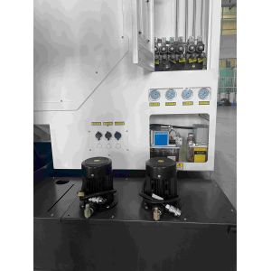 Compact and Versatile CNC Lathe with Programmable Tailstock and Hardened