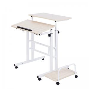 Quality Home Computer Host W60cm Metal Study Table With Adjustable Height for sale