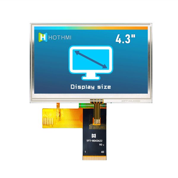 4.3 inch Resistive Touch TFT LCD Display With QSPI Interface