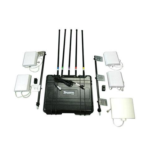 Signal Jammer High-output Power 95W Up to 150m Mobile Phone Jammer + WiFi /GPS/