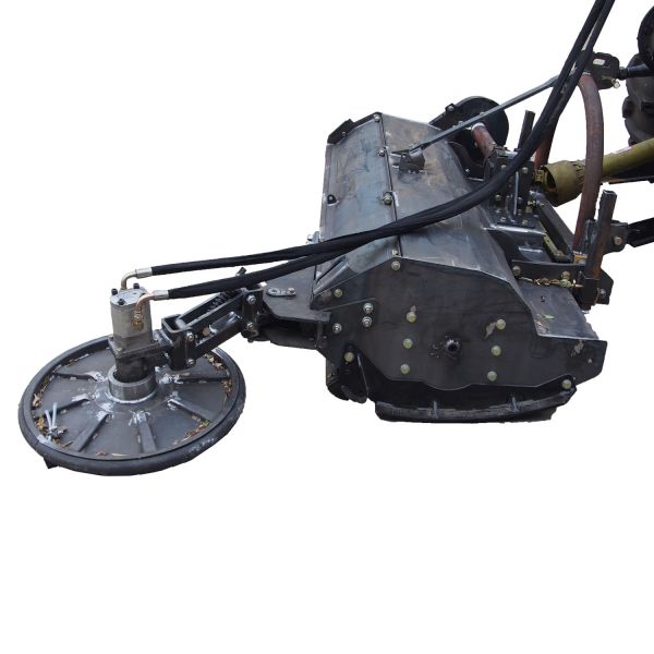 18 Hammer Driven Hydraulic Flail Mower With Inter Row Disc 240KG QYMD110