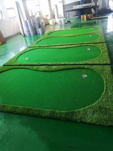 China Factory OEM Portable Golf Putting Green Golf Mat Putting Anti-Water Rubber Mat For Mini Golf Course Use on sale