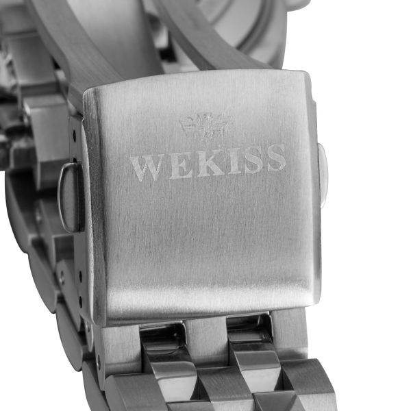 3ATM Waterproof Mechanical Watch 304 Stainless steel With Calendar Table