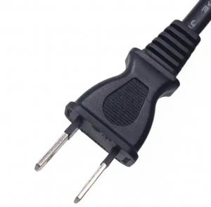 China Japan 2 Pin 125V Power Cord Plug Extension 7A For Laptop Power Cable on sale