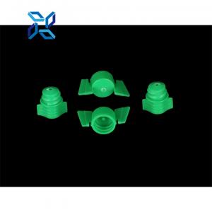 China Medical Spout Pouch Cap Low Temperature Plastic Short Tube Fitment Spout Nozzle Cap on sale