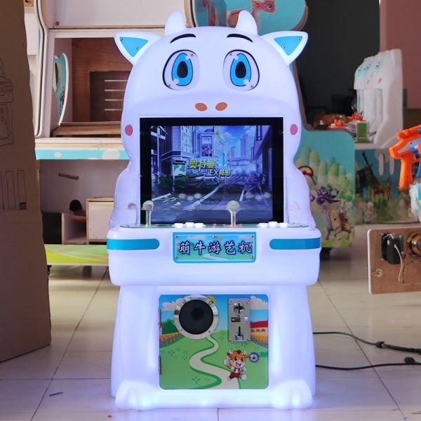 Dreamland new kids cute cow parkour video game machine for children fun land