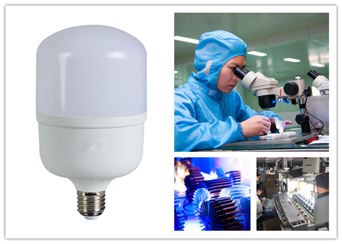 T100 30W LED T Shape Bulb , LED Bulb T Shape 2400 LM EMC 3500K Durable