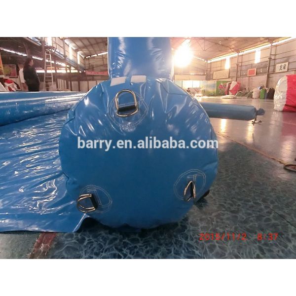 Amazing Camouflage Color Giant Inflatable Slide 300m Double Lane Slide for Outdoor Event