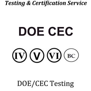 Quality Department Of Energy DOE Certification North American Certification for sale