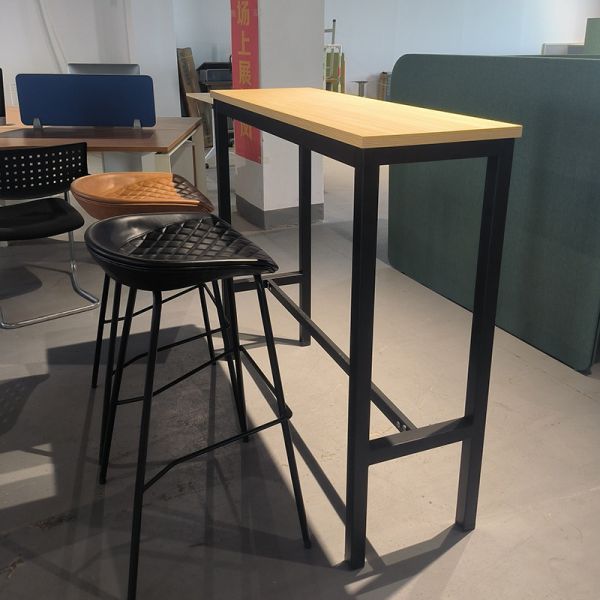 Industrial Style Long Kitchen Dining Metal Wood Restaurant Dinner Bar Table