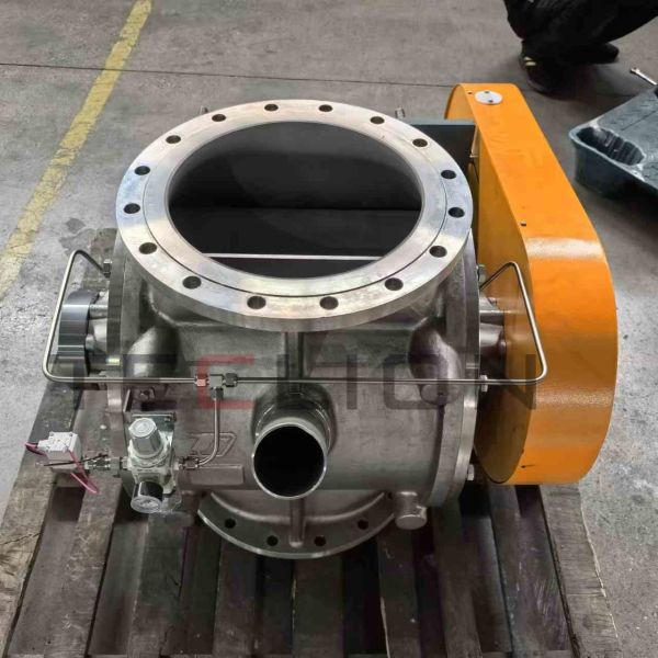 12L Sprayable Tungsten Carbide Rotary Vane Feeder Airlock Industrial Large Caliber