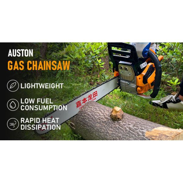 Auston Petrol Engine Powered Wood Cutting Chainsaw 58cc 20 Inch