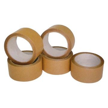 High Temperature Resistant Tape , Strong Sticky Kraft Paper Sealing Tape For Carton