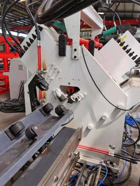 Buy Steel Flange CNC Angle Line Machine With Punching Marking Function at wholesale prices