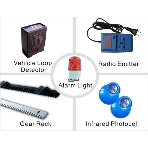 AC Automatic Sliding Gate Motor 1800kg Die Casting Aluminum Waterproof