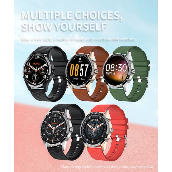 CPU HS6620 Smart Watch With Calling ​Multi Language Running Track Health Monitor