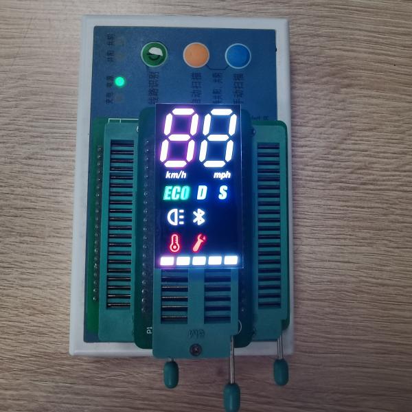 Double Color 2 Digit 7 Segment Common Anode SMD Type LED Display For Electromobi