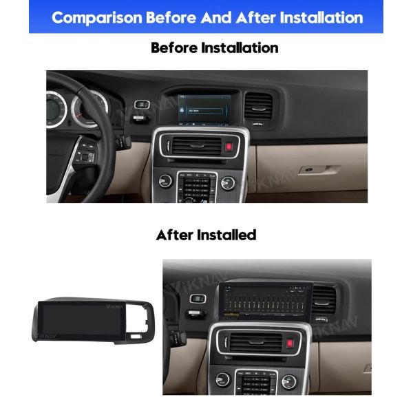 For 2011-2014 Volvo S60 8.8 Inch Android Touch Screen Stereo Navigation GPS Multimedia Player Wireless Carplay 4G