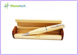 Maple Wood Pen USB Flash Drive Recorder , Laser Pointer Ball Pen Bulk USB Memory Drive