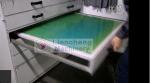 CE Horizontal Type Automatic Silk Screen Printing Machine Easy Operation Drying