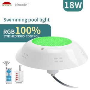 Quality 2250ma Swimming Pool Underwater Light 630LM Synchronous Control AC12V 18W for sale
