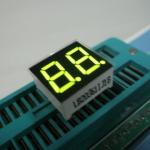 Dual Digit 7 Segment Numeric Display Various Colours Continuous Uniform Segments