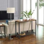 Industrial Console Table, Rustic Sofa Table, Particleboard Console Table,