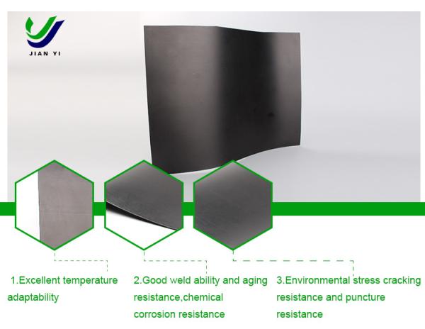 Buy Permeable Material HDPE Smooth Geomembrane For Filtration And Isolation at wholesale prices