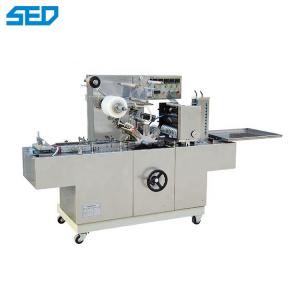 Weight 500KG Chocolate Box Cellophane Packaging Machine 40 To 80 Packs Min Speed New-Type Double-Rotary Film Cutter
