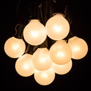 China Shatterproof Opal G40 Globe Bulb String Light For Decoration on sale