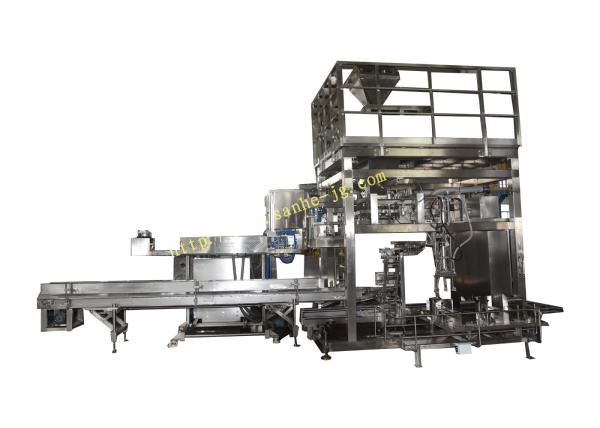 Buy 25kg Weighing Filling Packing Palletizing Line Bagging and Palletizing System at wholesale prices