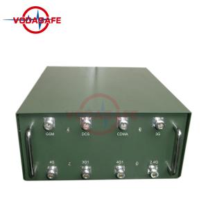 Quality 8 RF Antennas Electronic Signal Jammer , Manpack Signal Jamming Device Not Stop Working for sale