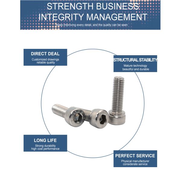 Best Of Stainless Steel Hex Socket Cap Machine Screw DIN 912 From ISO9001 2015 Certified