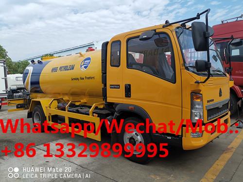 Buy 2020s factory sale best price HOWO 8,000Liters lpg gas filling truck for sale, HOT SALE! 8cbm lpg gas dispensing truck at wholesale prices