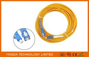 China LC / SC CATV Fiber Optic Patch Cord Cable SM SX 15 Meter / Fiber Optic Assemblies on sale