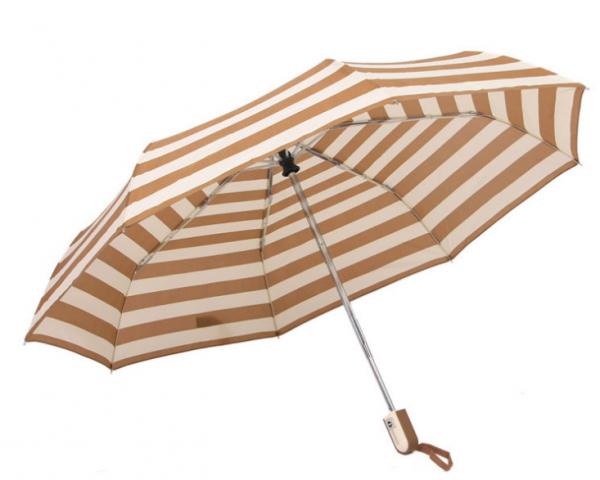 Buy Stripe Pattern Lightweight Folding Umbrella Color Waterproof Electric Bike Umbrella at wholesale prices