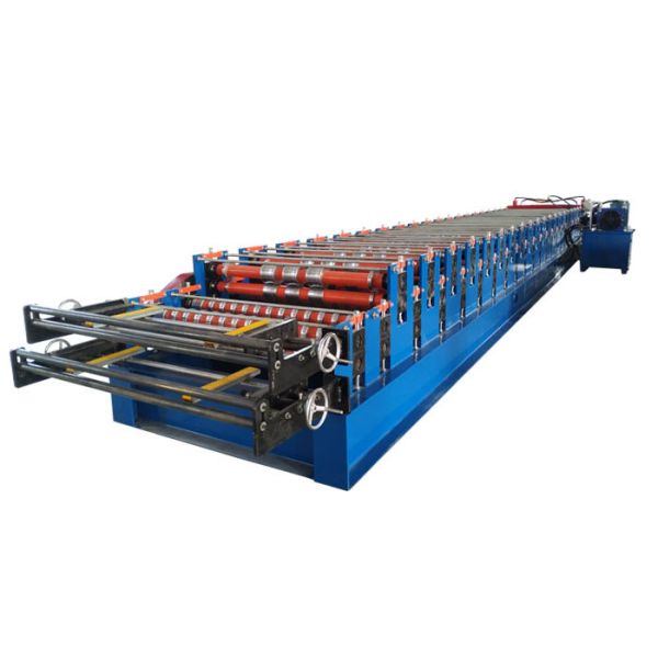 Full Automatic Double Layer Roll Forming Machine Power 5.5 Kw Size 7000*1500*1600mm