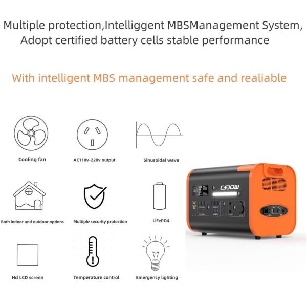 AT22 Solar 2000W 2200W 2500W 3000W Portable Generator Power Station for Your Benefit
