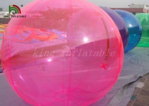 Quality 1.0mm PVC Colorful Inflatable Walk On Water Ball Water Walking Ball for sale