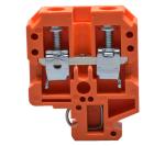 Orange Wire Din Rail Terminal Blocks Screw Type Using NS32/16 Din Rail