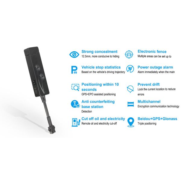 gps tracker for fleet management DC9-90V Real Time Fleet Vehicle Tracking Devices Anti Theft Car GPS Tracker