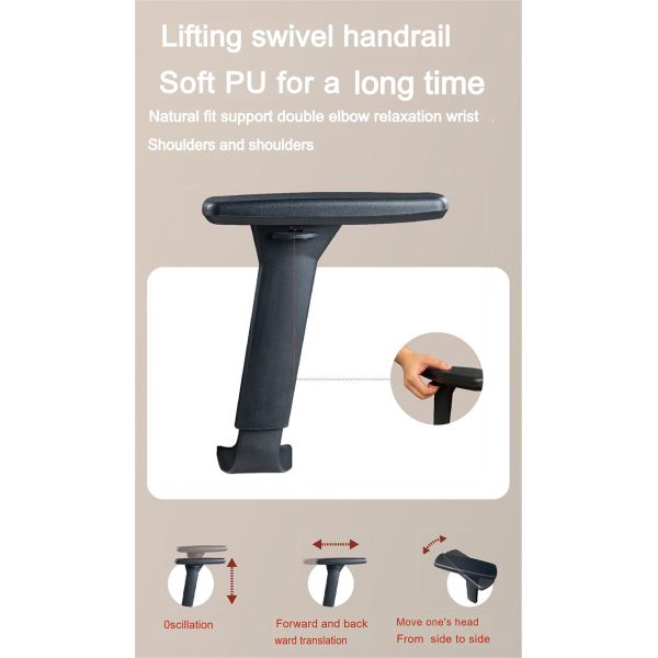 Factory Directly Comfortable Ergonomic Support Swivel Mesh Chairs Manager Staff Computer High Back Office Chair