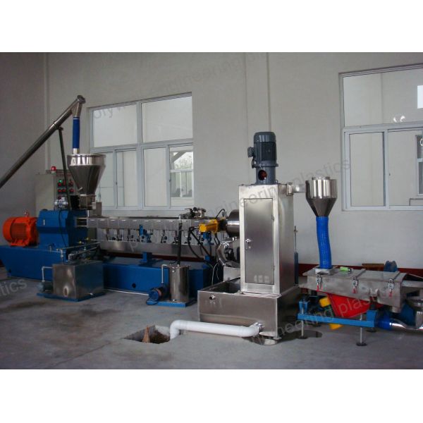 Double Screw Plastic Granulator Machine, Plastic Pellets Extruding Granulating Machine, Plastic Recycling Granulator