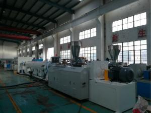 Quality Double Screw PVC Pipe Extrusion Line , Plastic Water Pipe, PVC Tube Making Machine, Conical twin Screw for sale