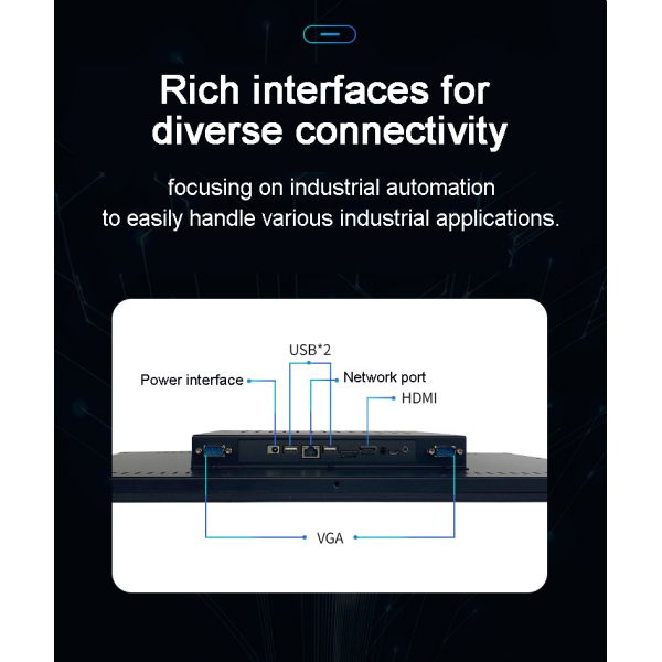 Panel PC IP65 Waterproof Touch Screen HMI Linux/ Win/ Ubuntu 19 Inch Embedded Touchscreen Industrial PC