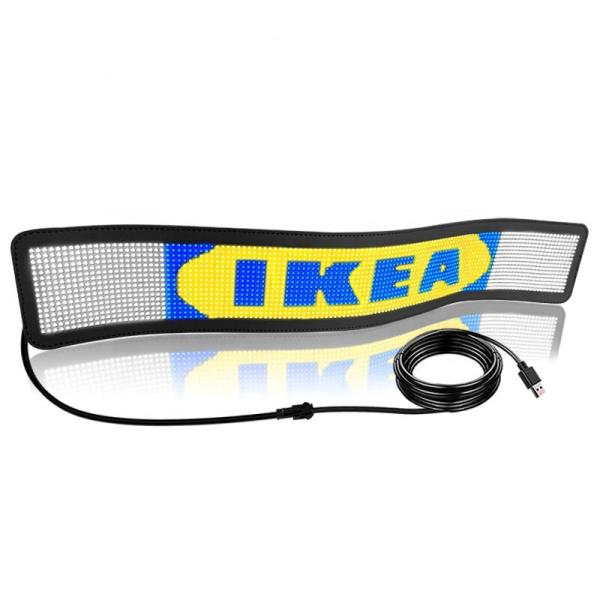 ODM Portable RGB LED Matrix Panel for Flexible Scroll Message Display in Car and