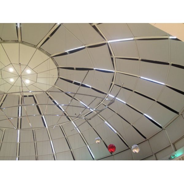Glass Structures Automatic Shade Awnings Motor Large Areas Various Fiberglass Fabrics