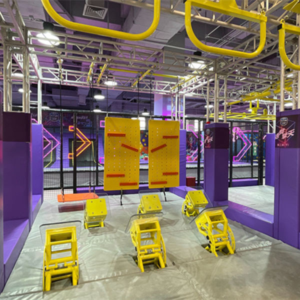 Intermediate Ninja Course with 15 Modules for Sports Centers